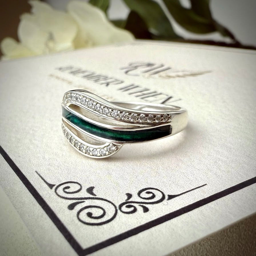 9ct Gold Eternal Wave Ring