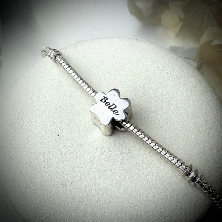 My Fur Baby Paw Bracelet Charm