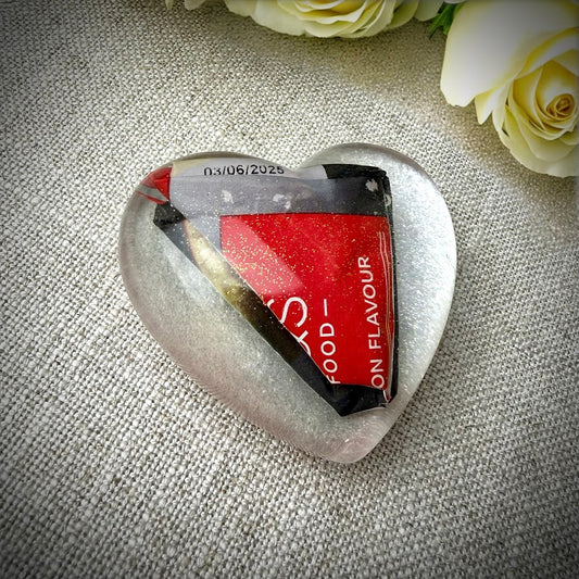 Large Puffy Heart Paperweight