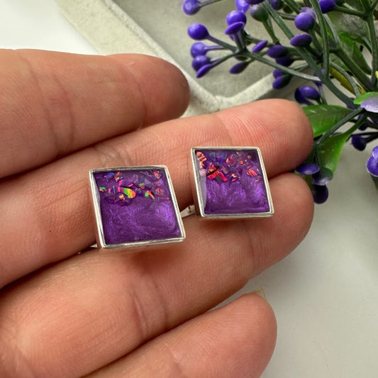 Square .925 Silver Cufflinks