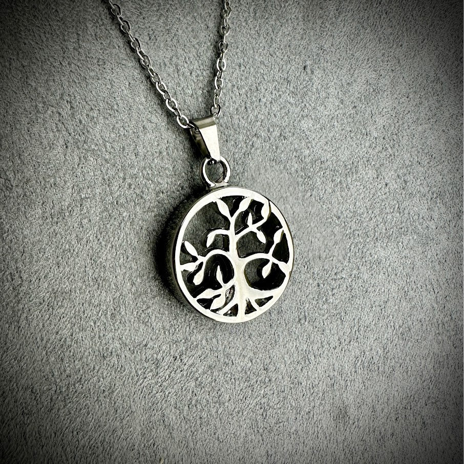 Self Fill Tree of Life Urn Pendant