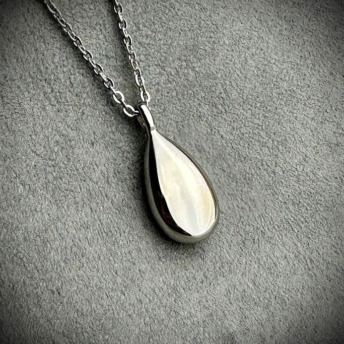 Self Fill Teardrop Urn Pendant