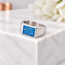 Sterling Silver Square Signet Ring