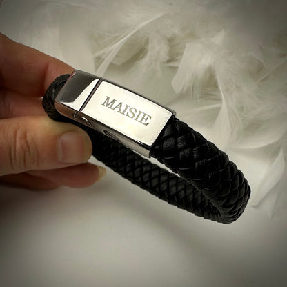 Braided Self Fill Ashes Urn Memorial Bracelet