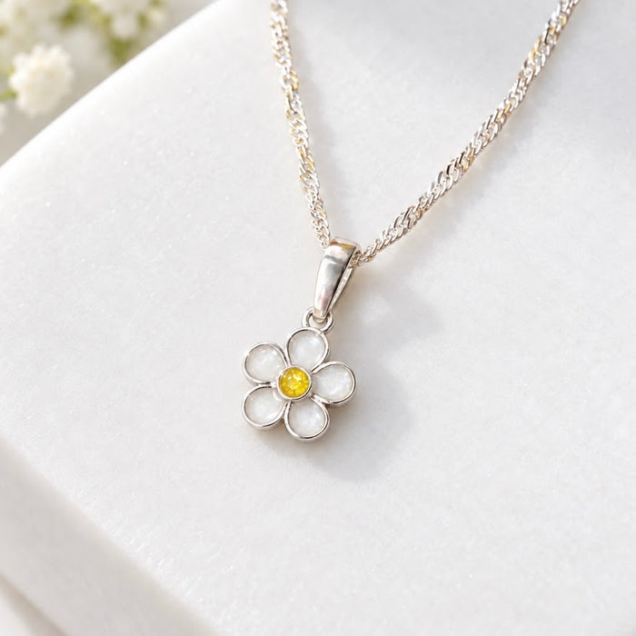 Sterling Silver Flower Pendant