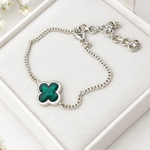 Sterling Silver Clover Adjustable Bracelet