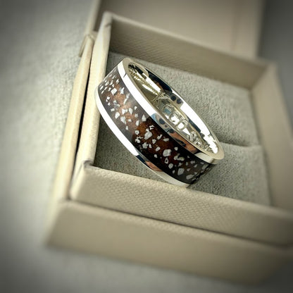 8mm Silver Band Ring