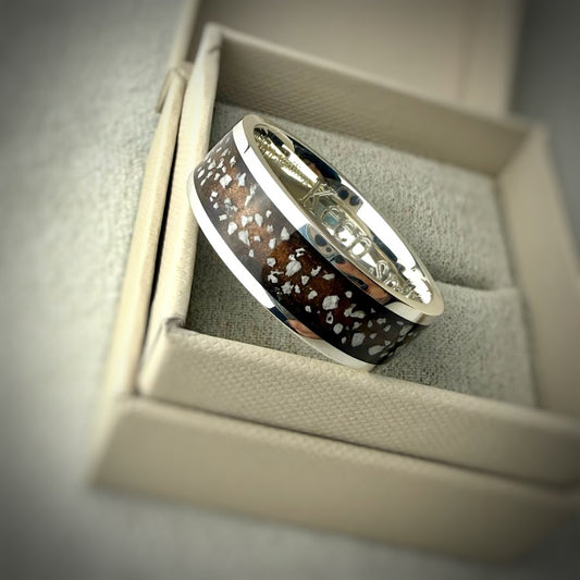 8mm Silver Band Ring