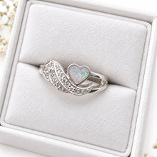 Sterling silver Winged Heart Ring