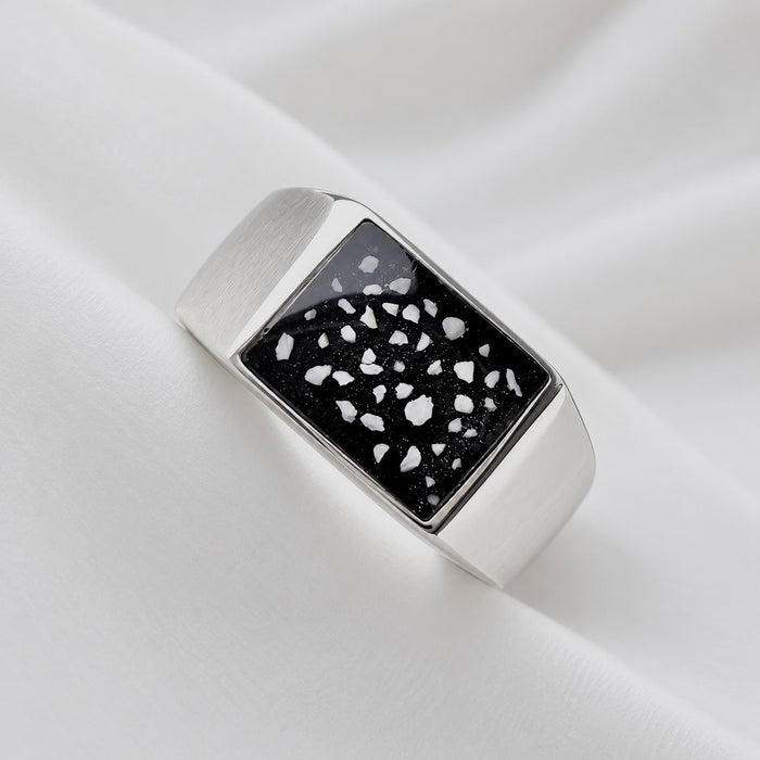 Sterling Silver Rectangle Signet Ring
