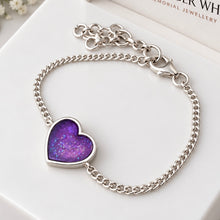 Sterling Silver Heart Adjustable Bracelet