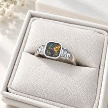 Sterling Silver Octagon Baguette Ring