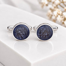 Sterling Silver Round Cufflinks
