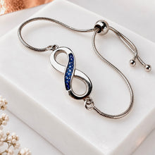 Sterling Silver Infinity Adjustable Bracelet