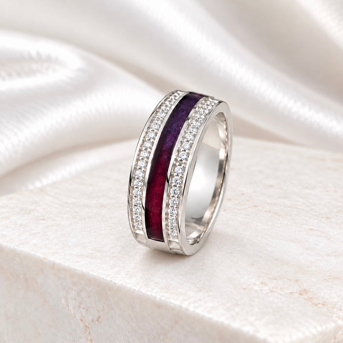 Sterling Silver 6mm CZ Channel Ring