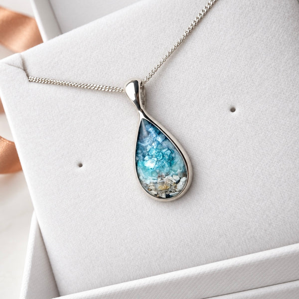 Sterling Silver Teardrop Pendant