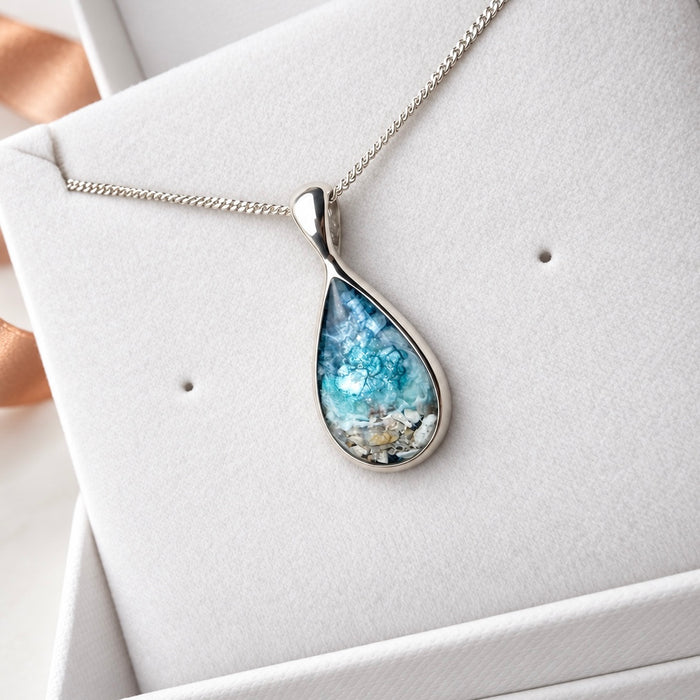 Sterling Silver Teardrop Pendant