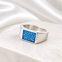 Sterling Silver Rectangle Signet Ring
