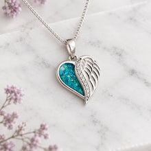 Sterling Silver CZ Angel Pendant