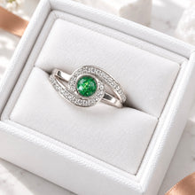 Sterling Silver Round CZ Embrace Ring
