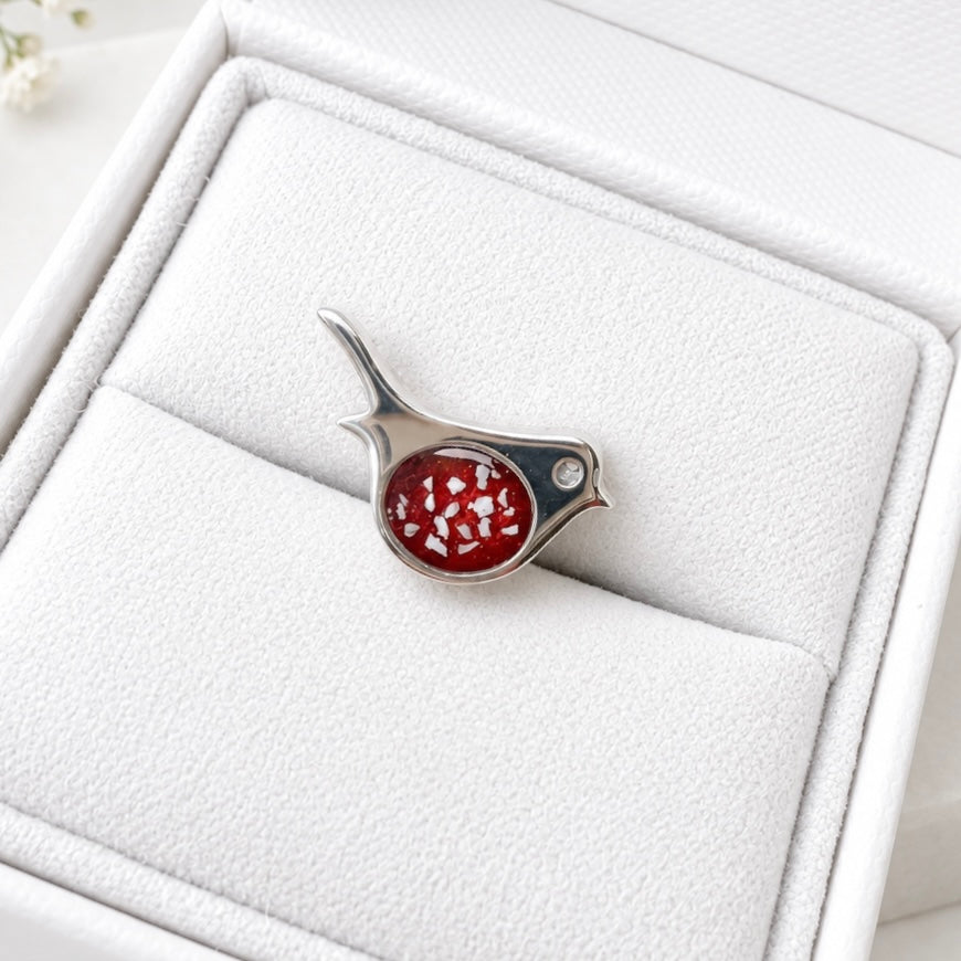 Sterling Silver Robin Bracelet Charm