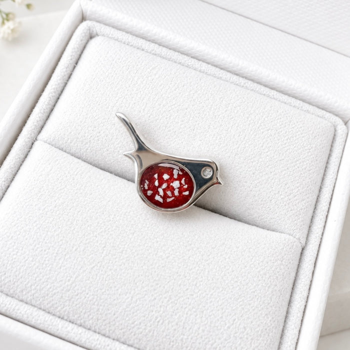 Sterling Silver Robin Bracelet Charm