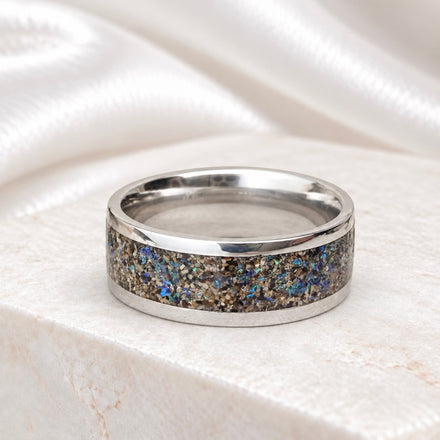 Stainless Steel 8mm Channel Ring