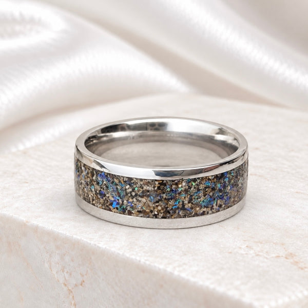 Stainless Steel 8mm Channel Ring