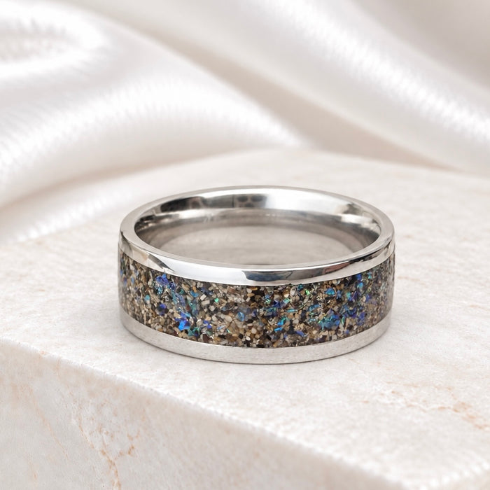 Stainless Steel 8mm Channel Ring