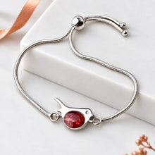 Sterling Silver Robin Adjustable Bracelet
