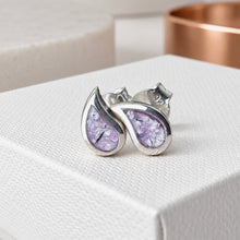 Sterling Silver Teardrop Stud Earrings