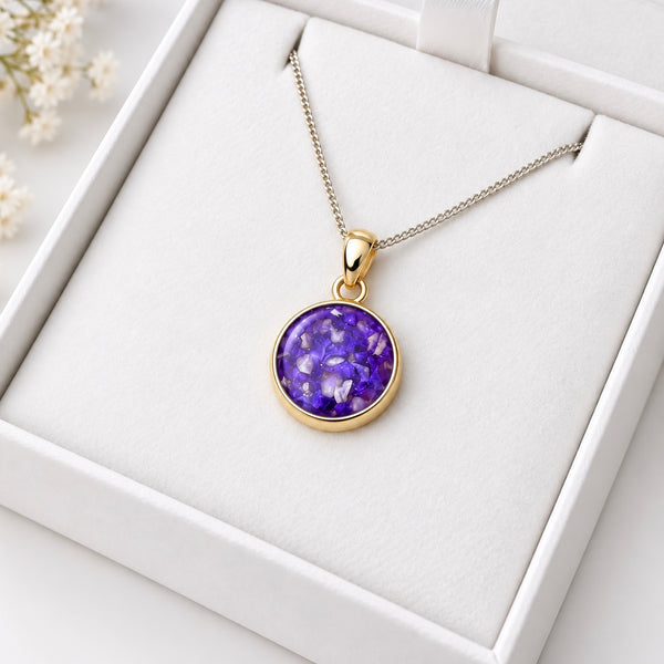 9ct Yellow Gold 10mm Round Pendant