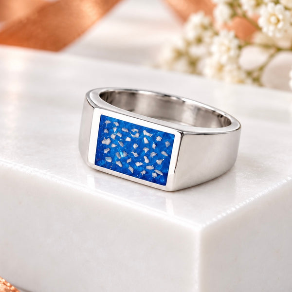Sterling Silver Square Signet Ring