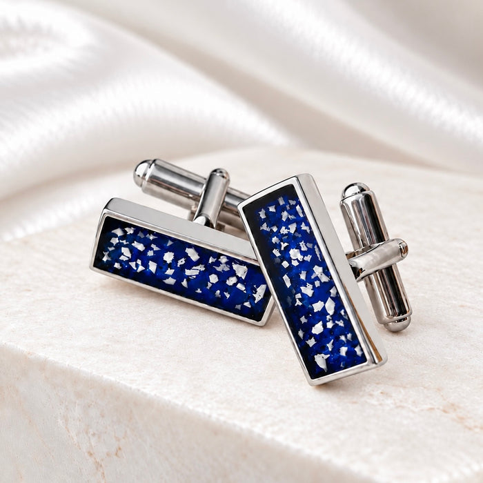 Sterling Silver Rectangle Cufflinks