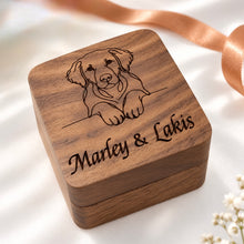 Engraved Wooden Ashes/Fur Keepsake Box