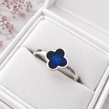 Sterling Silver Clover Ring