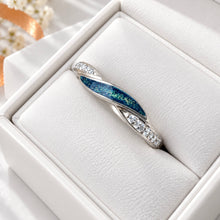 Sterling Silver CZ Wave Ring