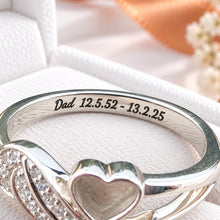 Sterling silver Winged Heart Ring