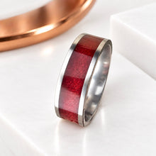 Titanium 8mm Channel Ring