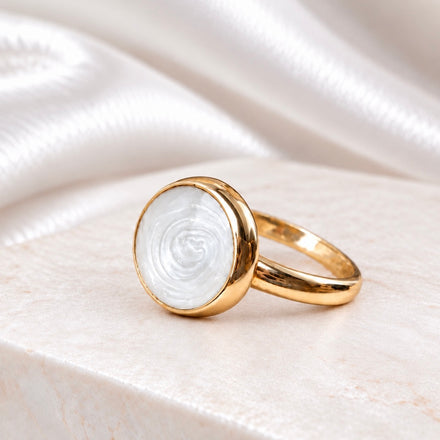 9ct Yellow Gold Round Ring