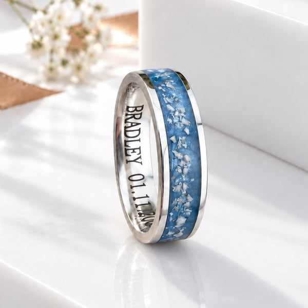 Sterling Silver 6mm Channel Ring