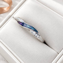 Sterling Silver CZ Wave Ring