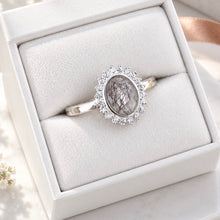 Sterling Silver Halo Ring