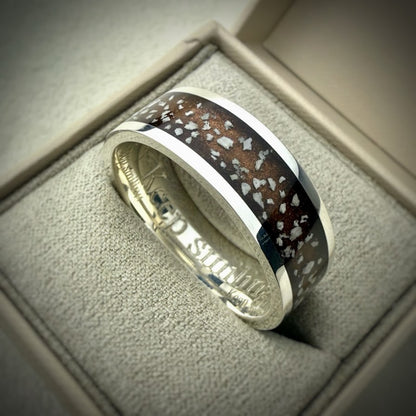 8mm Silver Band Ring
