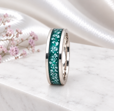 Sterling Silver 6mm Channel Ring