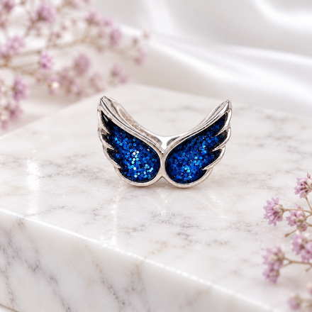 Sterling Silver Angel Wing Bracelet Charm