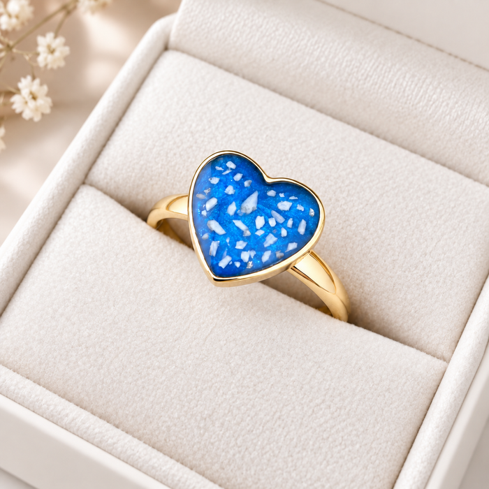 9ct Yellow Gold Heart Ring