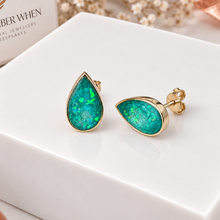 9ct Yellow Gold Teardrop Earrings