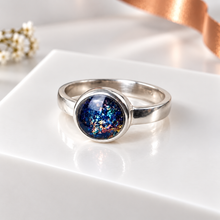 Sterling Silver Round Ring