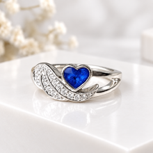 Sterling silver Winged Heart Ring